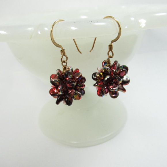 Handwoven earrings - Picture 6 of 7